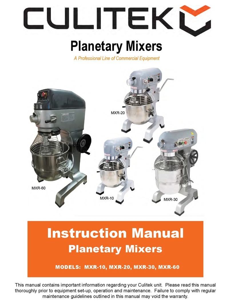 CULITEK MXR-10 instruction manual