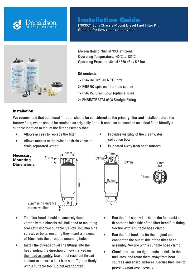 Donaldson P903074 installation guide