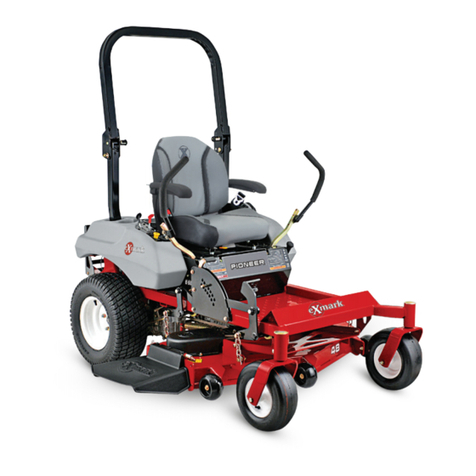 Exmark Pioneer E Series Setup instructions