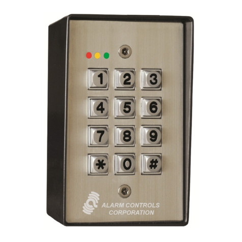 Assa Abloy Alarm Controls KP-400 operating instructions