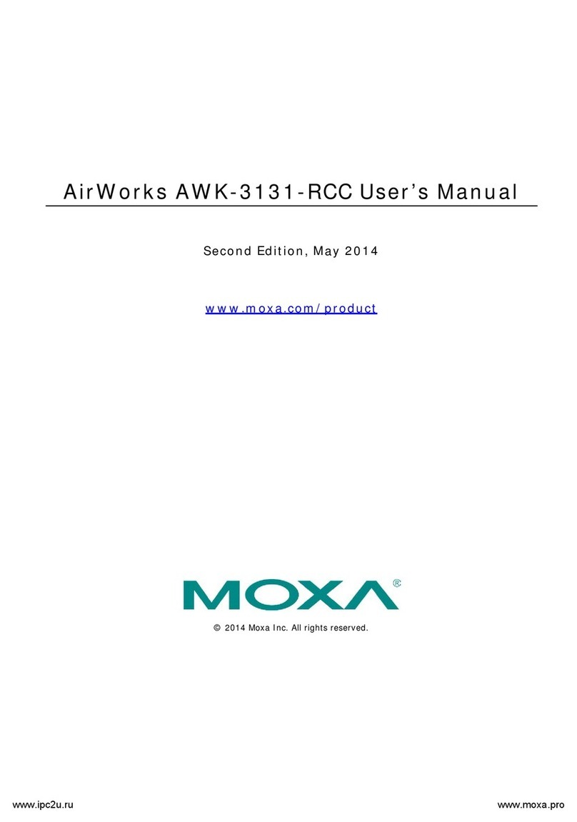 Moxa Technologies AirWorks AWK-3131-RCC Series user manual
