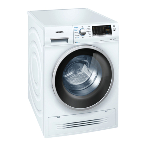 Siemens WD14H490AU Specification sheet Siemens WD14H490AU Specification sheet