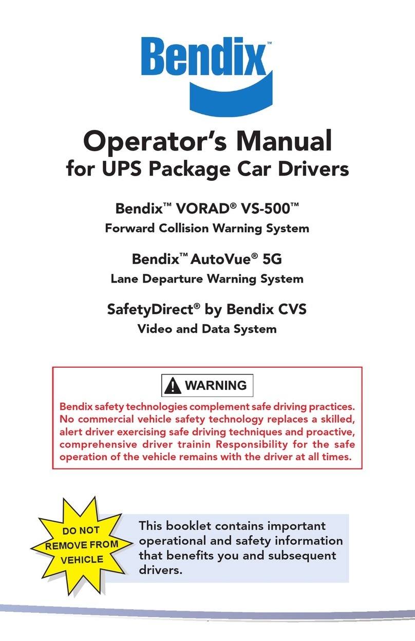 BENDIX VORAD VS-500 User manual