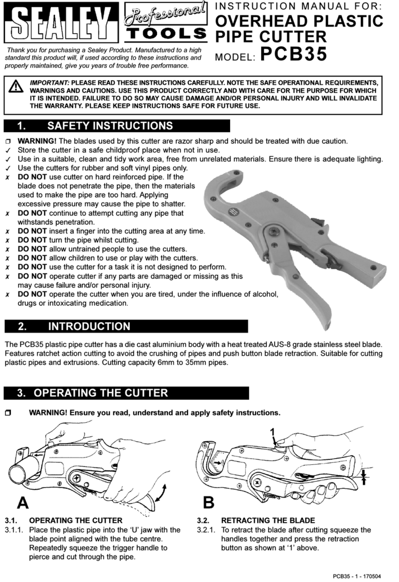 Sealey PCB35 User manual