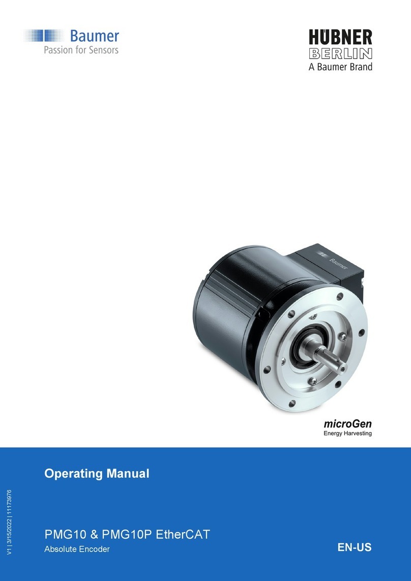 Baumer Hubner Berlin microGen PMG10 EtherCAT operating manual