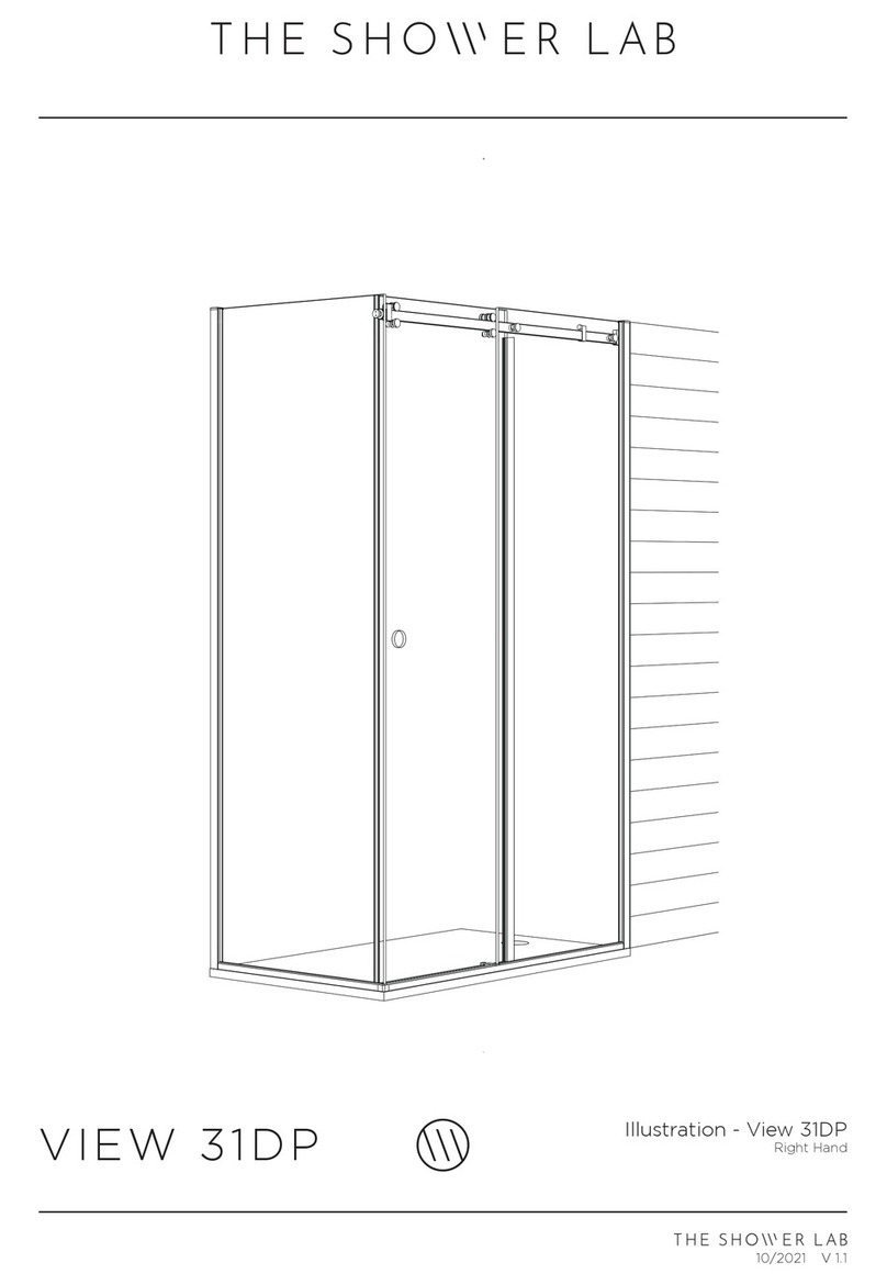 THE SHOWER LAB VIEW 31DP User manual