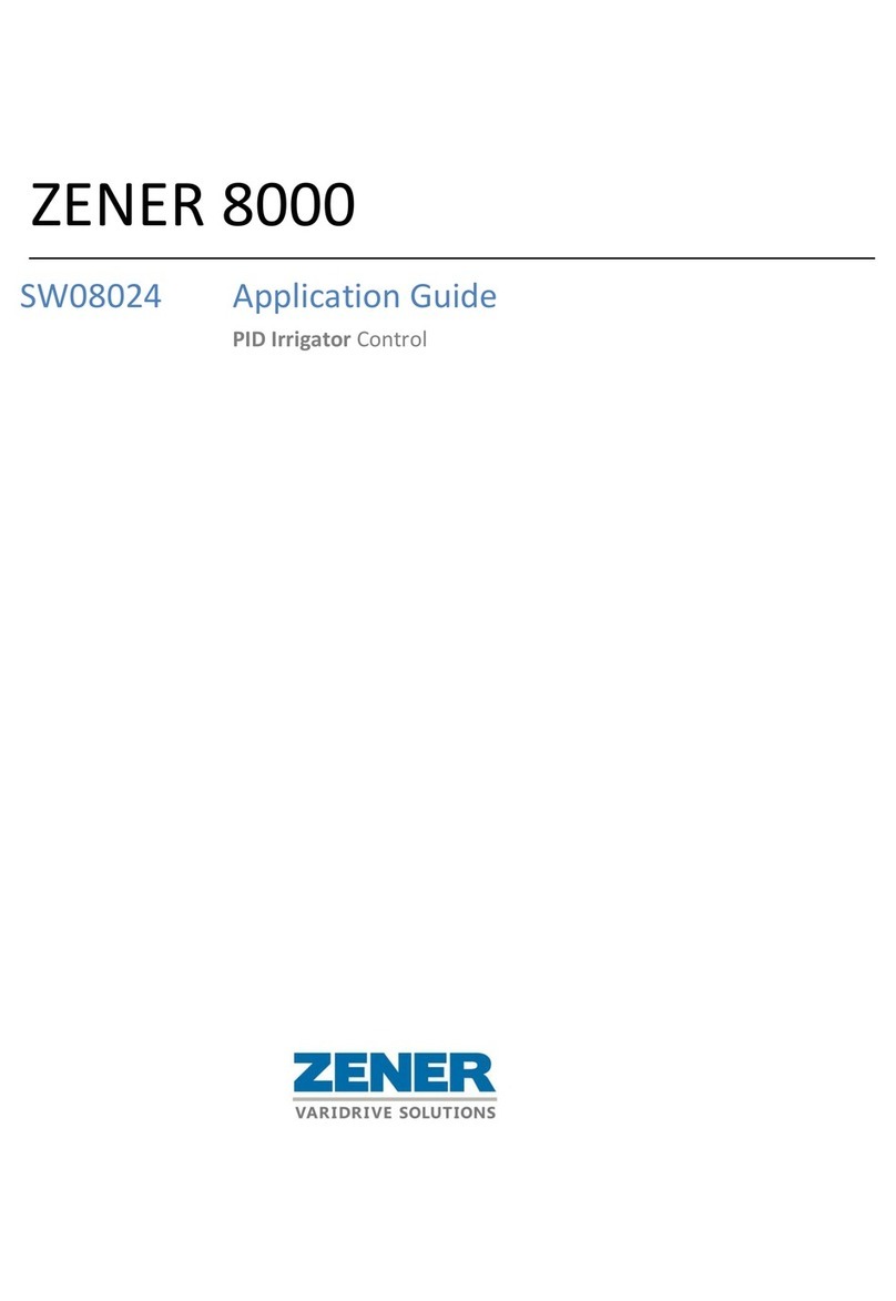 Zener ECODRIVE 8000 Application guide