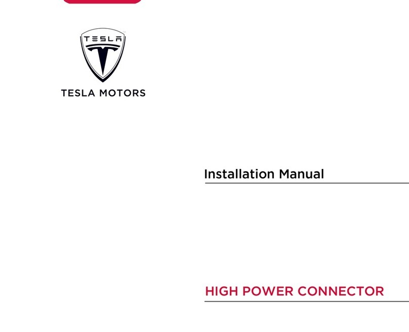Tesla WALL CONNECTOR installation manual Tesla WALL CONNECTOR installation manual