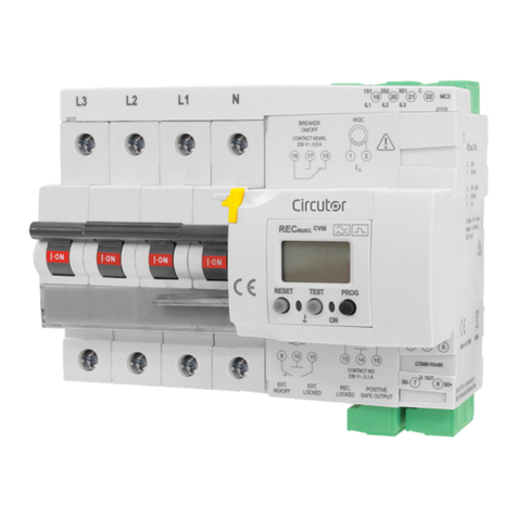 Circutor RECmax-CVM 2-pole User manual