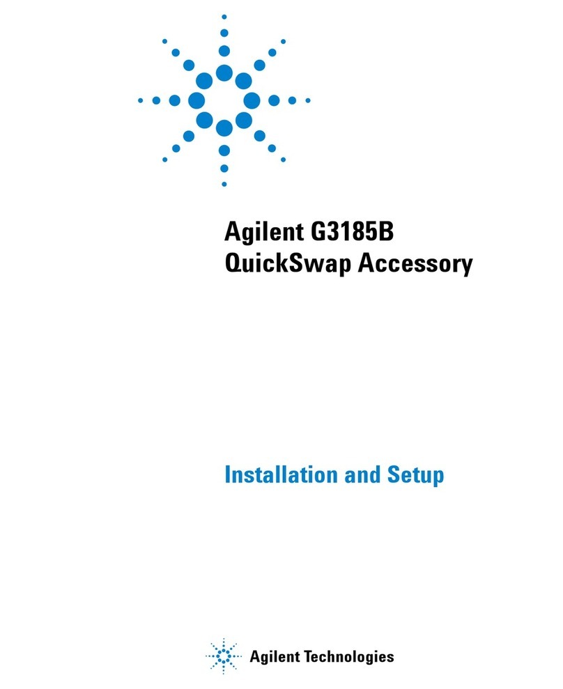 Agilent Technologies QuickSwap G3185B Manual Agilent Technologies QuickSwap G3185B Manual