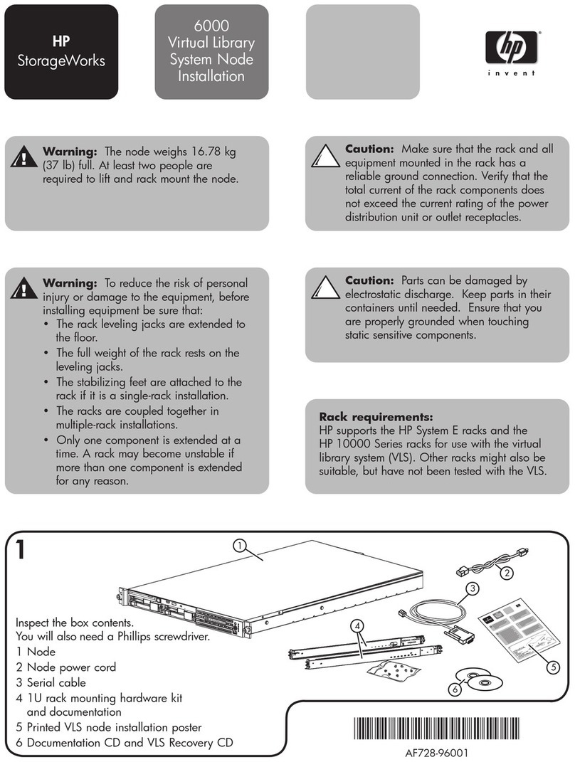 HP StorageWorks 6000 User manual