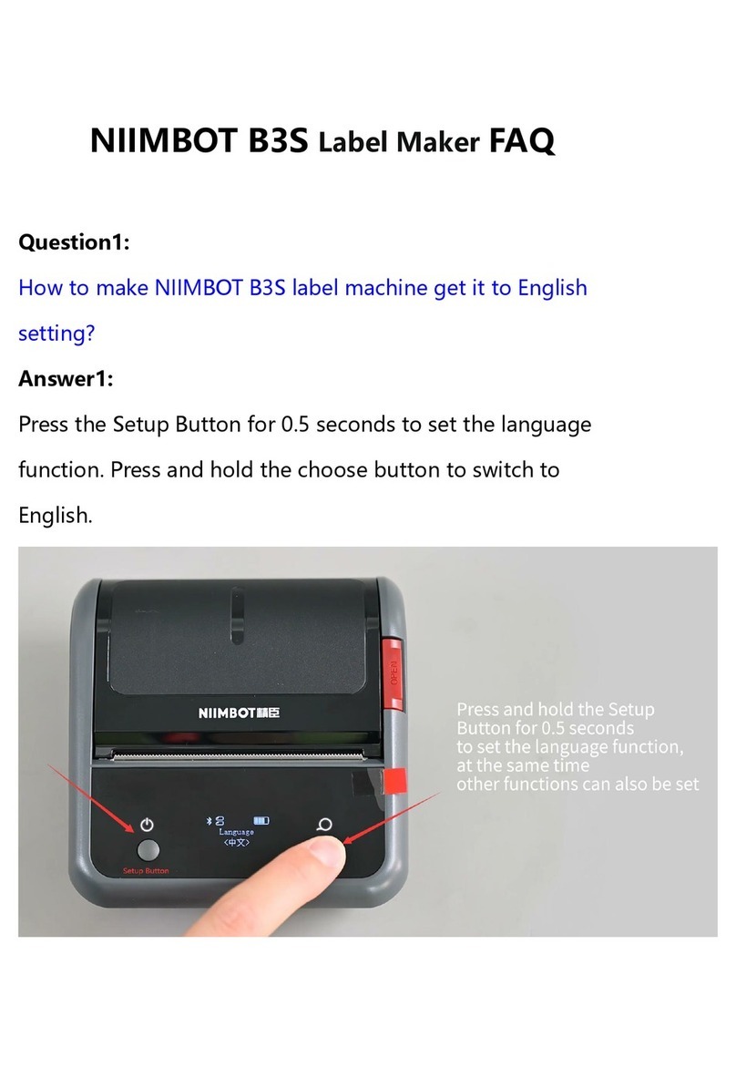 NIIMBOT B3S Faq