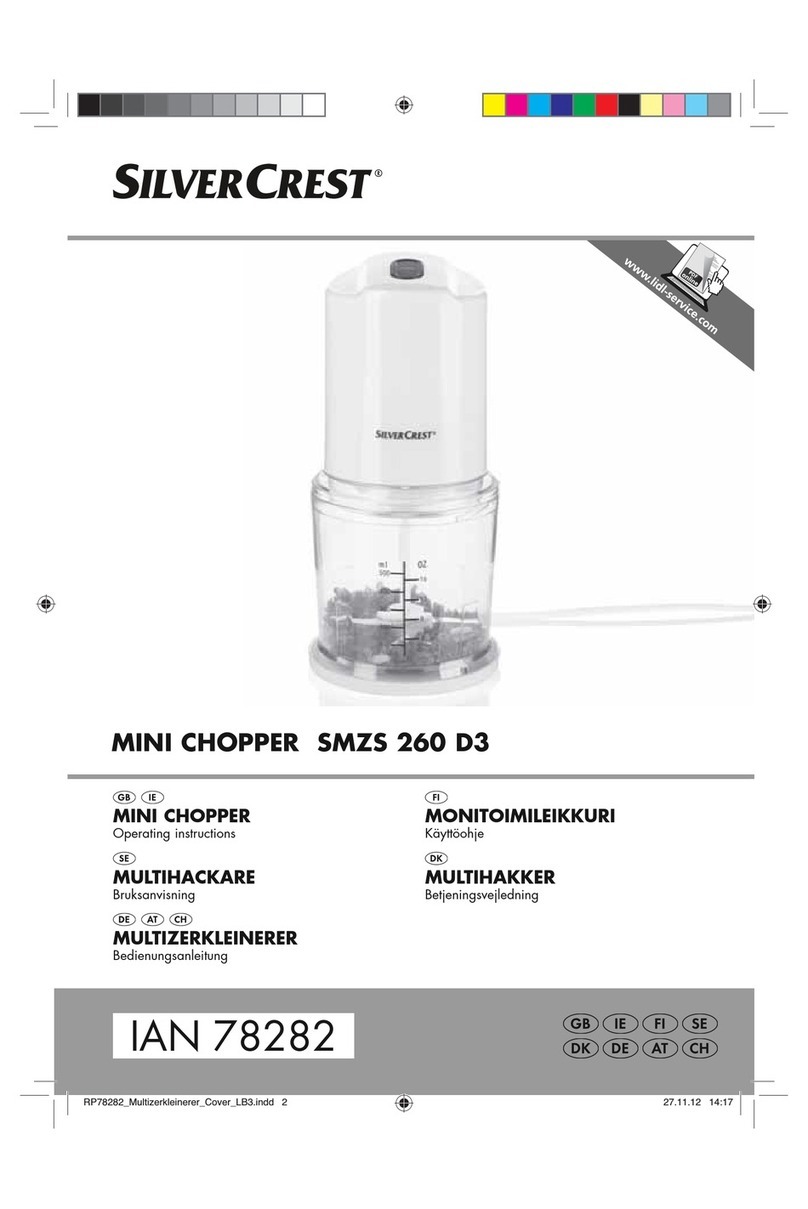 Silvercrest SMZS 260 D3 operating instructions
