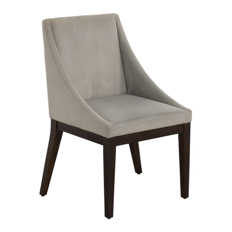 West Elm curved upholstered dining chair User manual West Elm curved upholstered dining chair User manual