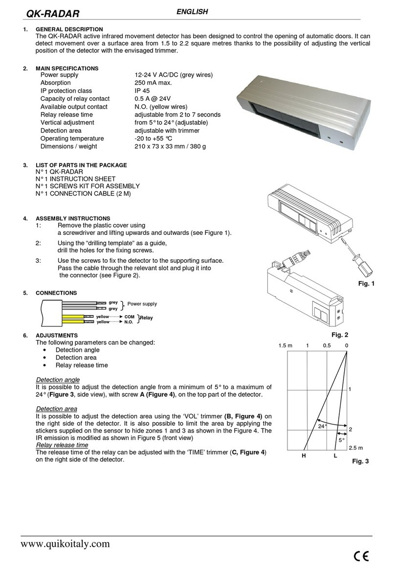 quiko QK-RADAR User manual