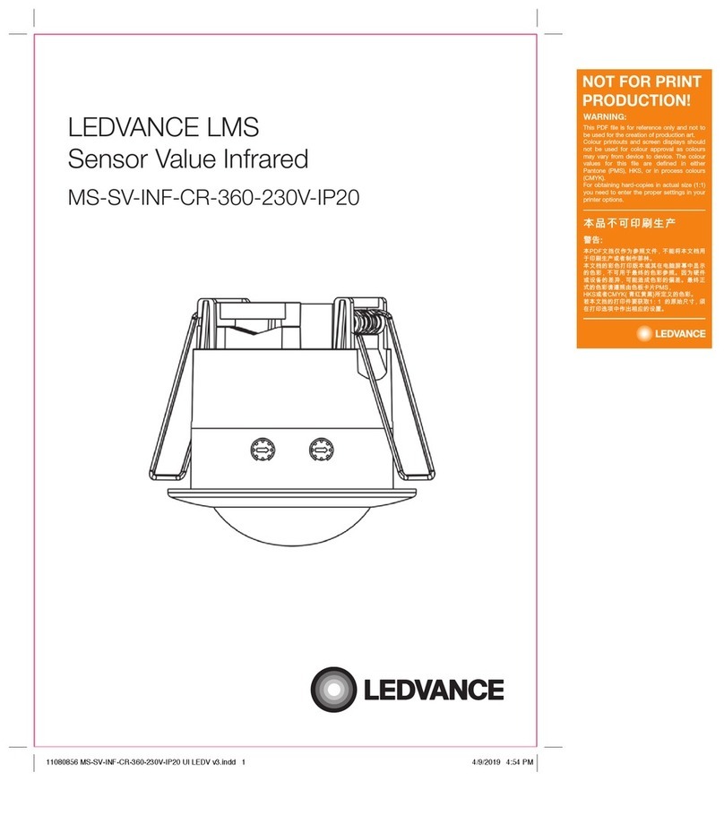 Ledvance MS-SV-INF-CR-360-230V-IP20 quick start guide