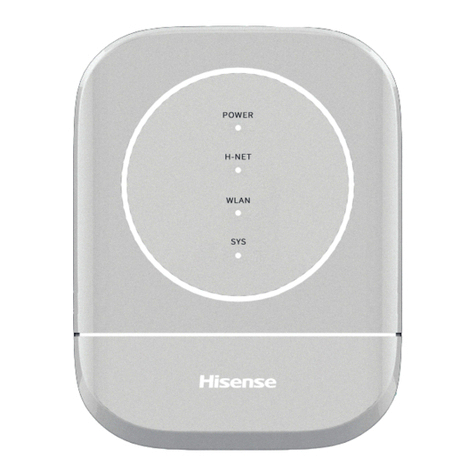 Hisense HCCS-H64H2C1M Installation & user manual