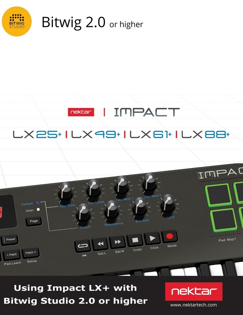 Nextar Impact LX 25 Plus Set up and configuration