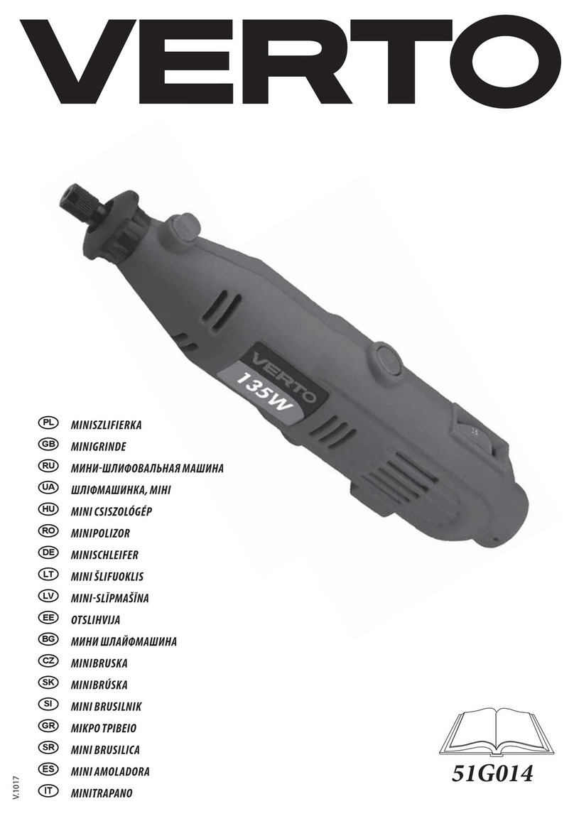 VERTO 51G014 instruction manual