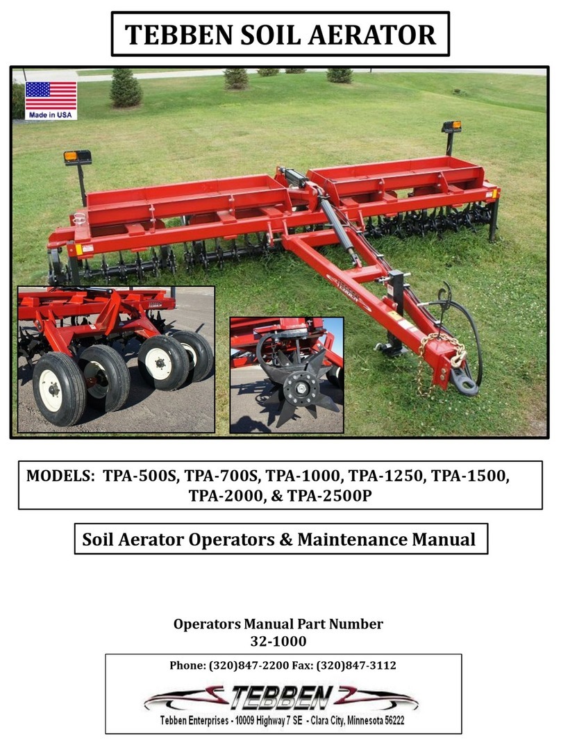 tebben TPA-500S Operator's  maintenance manual