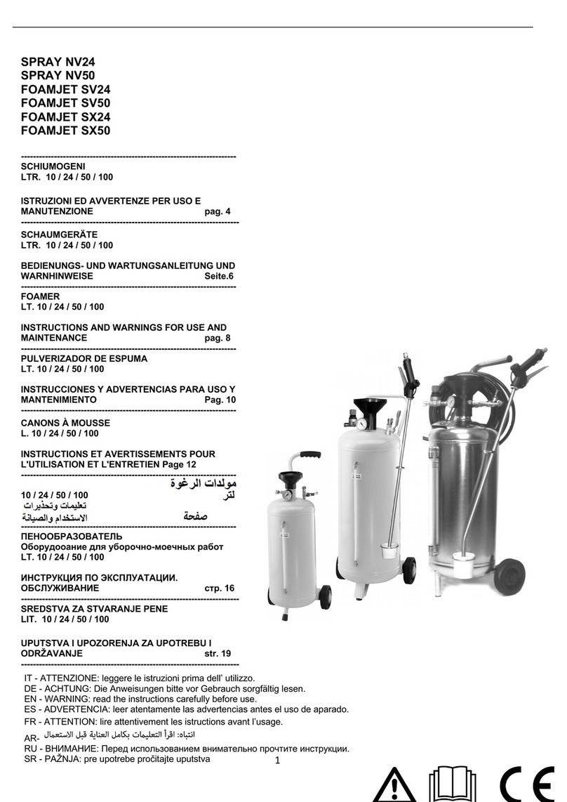 Lavorwash SPRAY NV24 manual