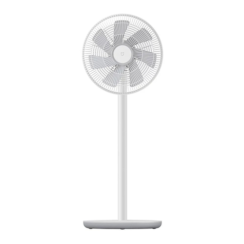 Xiaomi Mijia DC Operation instructions