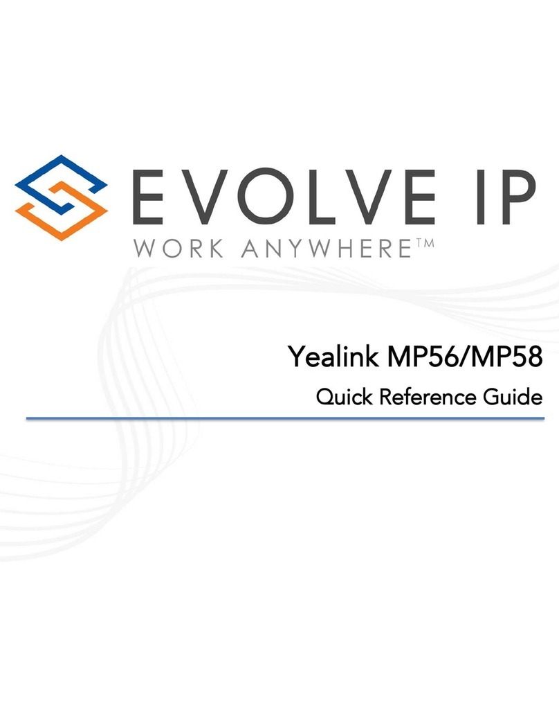 Evolve Yealink MP56 Quick reference guide
