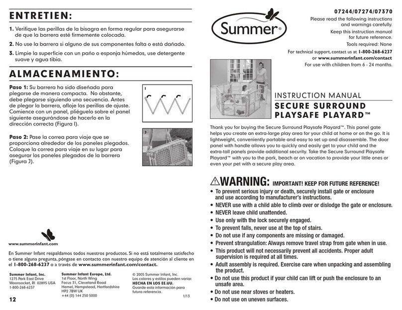 Summer 07244 instruction manual