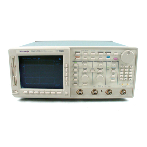 Tektronix TDS 700D Use and care manual