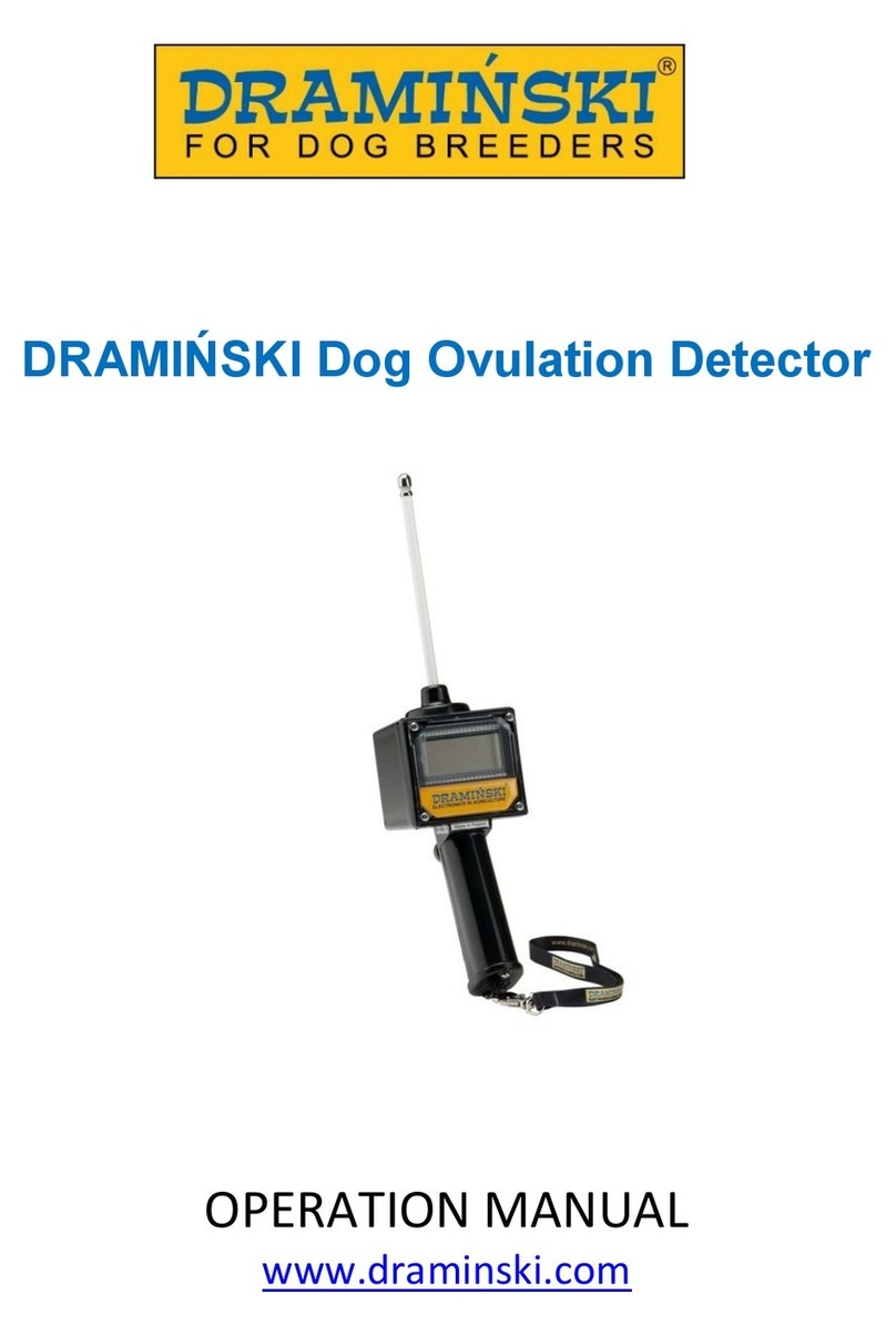 Draminski Dog Ovulation Detector Operation manual