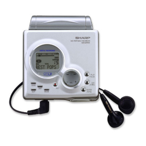 Sharp MD-MT88H User manual Sharp MD-MT88H User manual