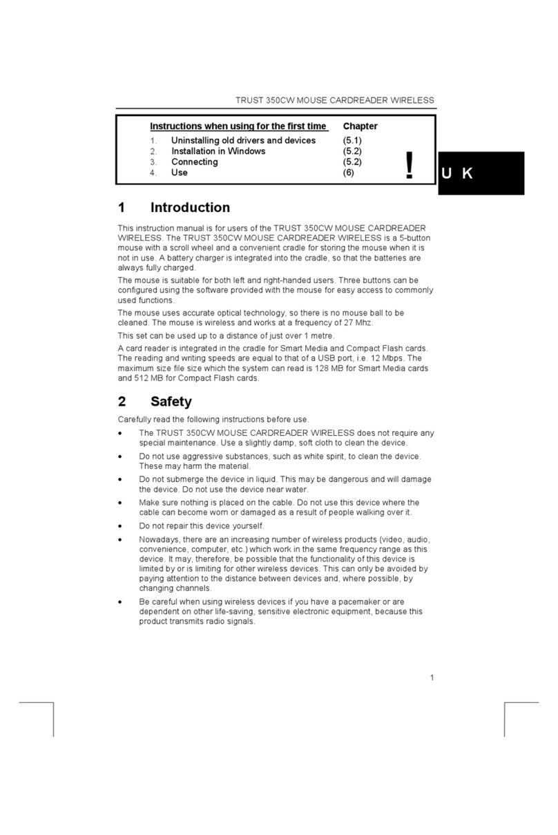Trust 350CW User manual