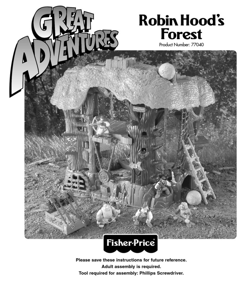 Fisher-Price GREAT ADVENTUTES Robin Hood's Forest quick start guide