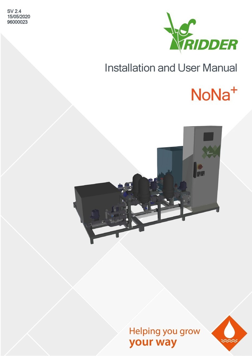 Ridder NoNa+ Installation and user manual