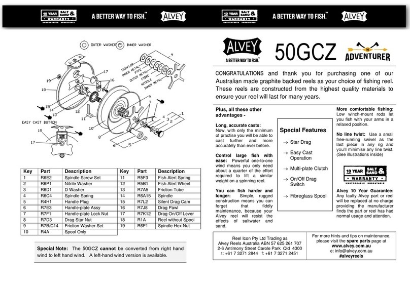 Alvey Adventurer 50GCZ User manual