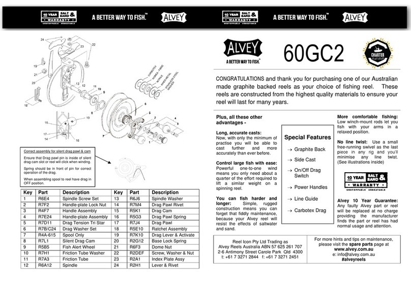 Alvey Charter 60GC2 quick start guide