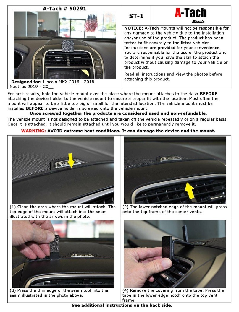 A-Tach Mounts 50291 User manual