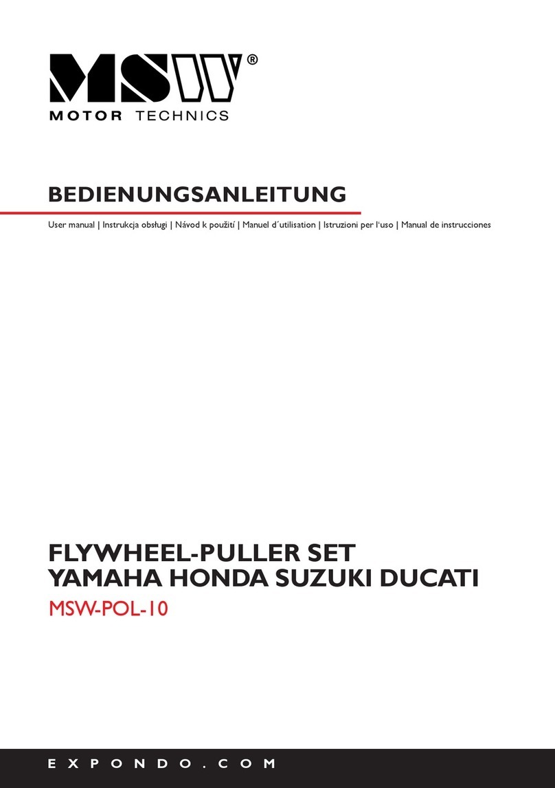 MSW MSW-POL-10 User manual