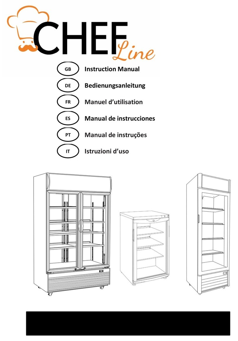 ChefLine CHVN1350 instruction manual