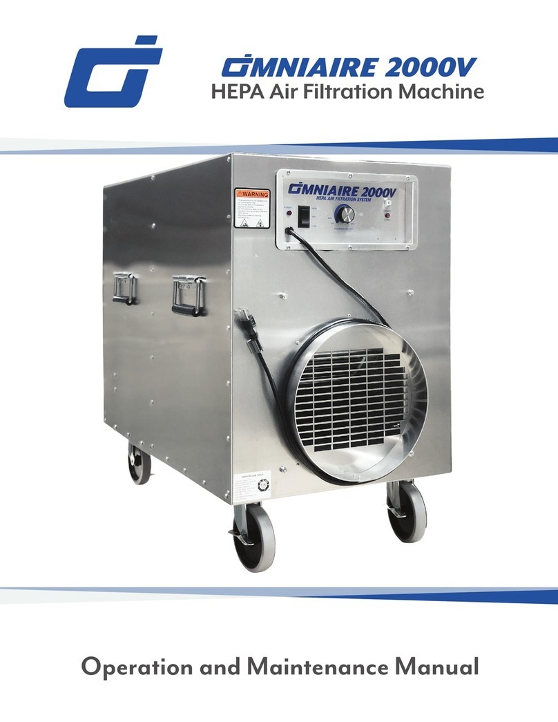 Omnitec OmniAire 2000V Operation and maintenance manual