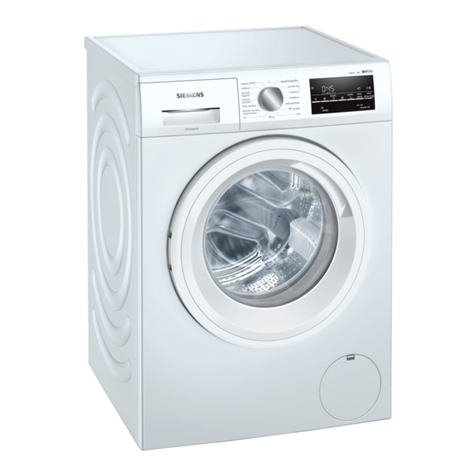 Siemens WM12UT60ES User manual and installation instructions