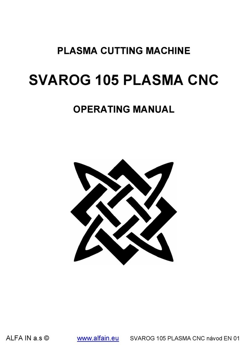 Svarog 105 PLASMA CNC operating manual