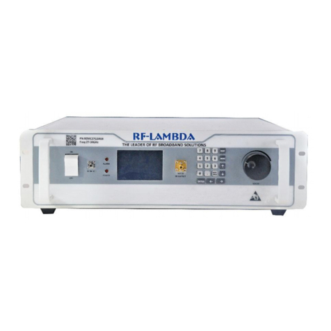 RF-Lambda REMC18G23GD User manual