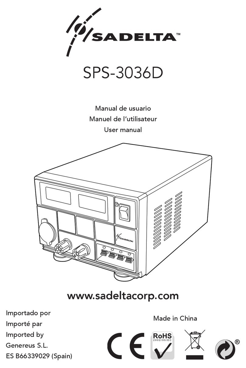 Sadelta SPS-3036D user manual