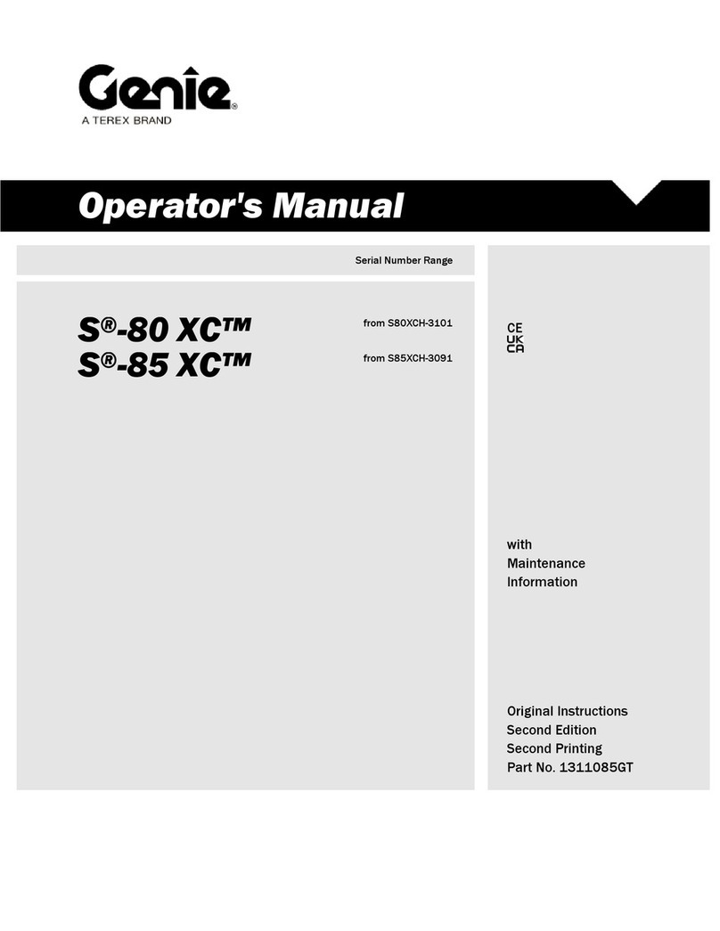 Terex Genie S-80 SC Operator's manual