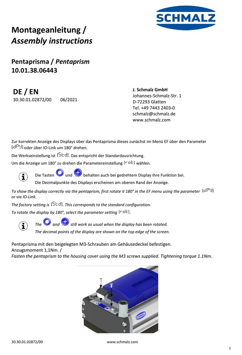 Schmalz 10.01.38.06443 User manual