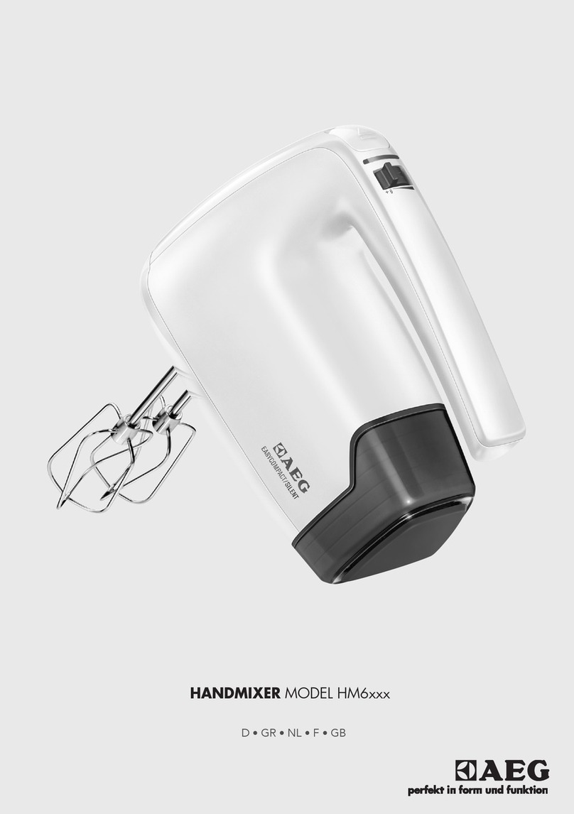 AEG HM6 Series User manual AEG HM6 Series User manual