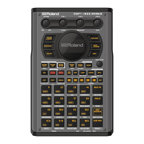 Roland SP-404MK2 User manual Roland SP-404MK2 User manual