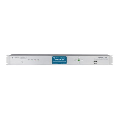 Linear Acoustic UPMAX ISC manual