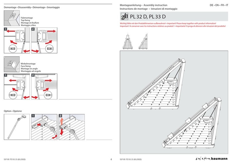 Creation Baumann PLITRIC PL 33 D User manual